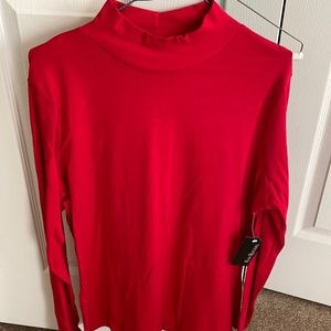 Kim Rogers LS mock turtle neck